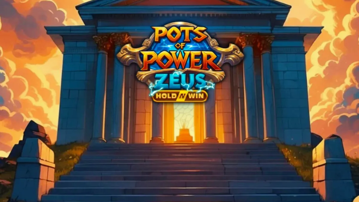 Pots of Power: Zeus slot gameplay interface with Greek mythology theme